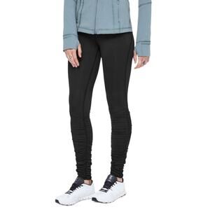 Lululemon Ready To Rulu Leggings Tight 28" Solid Black Womens Size 4 Gorpcore